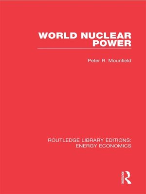 cover image of World Nuclear Power
